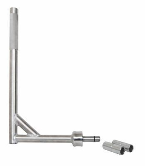 Wheel Wrench - Knurled Grip - Adjustable - Aluminum - Natural - Sprint Car Wheels - Each