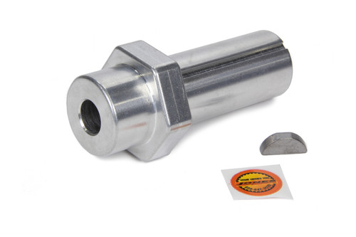 Crankshaft Mandrel - 2.41 in Mandrel Length - Aluminum - Clear Anodized - Small Block Chevy - Each