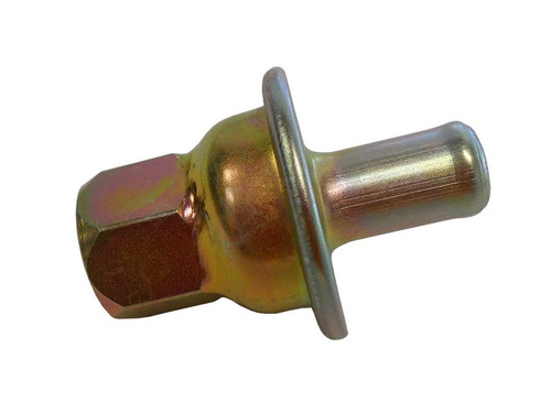 Check Valve - 1/2 in NPT Female Inlet - 5/8 in Hose Barb Outlet - Steel - Zinc Oxide - Kevko Crankcase Evacuation System - Each Check Valve - 1/2 in NPT Female Inlet - 5/8 in Hose Barb Outlet - Steel - Zinc Oxide - Kevko Crankcase Evacuation System - Each