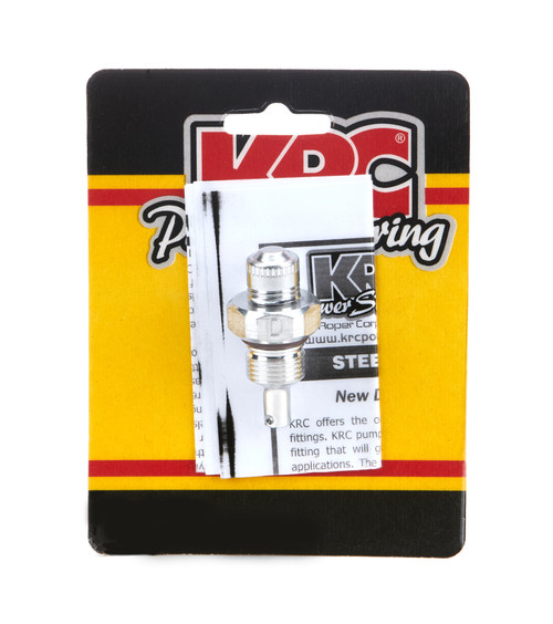 Flow Control Valve - Power Steering - 6 AN Male to 18 mm - ID Mark D - Aluminum - Natural - Kit