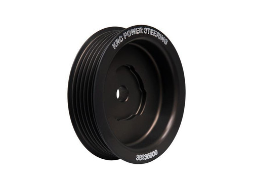 Crankshaft Pulley - R-Lok - Serpentine - 6-Rib - 3.5 in Diameter - Aluminum - Black Anodized - KRC R-Lok Pulley Drive System - Each Crankshaft Pulley - R-Lok - Serpentine - 6-Rib - 3.5 in Diameter - Aluminum - Black Anodized - KRC R-Lok Pulley Drive System - Each
