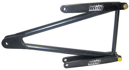 Jacobs Ladder - 13.625 in Long - Hardware / Straps - Chromoly - Black Powder Coat - Sprint Car - Kit