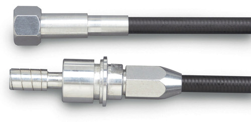 Speedometer Cable - 7 ft Long - Cut to Fit - Black Vinyl Housing - C4 / C6 / AOD / FMX - Each