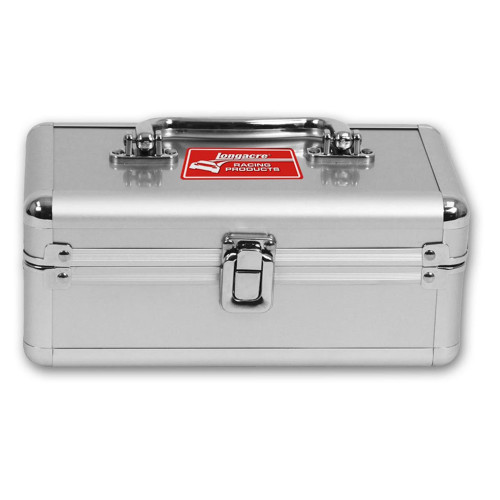 Universal Storage Case - 8.25 x 4.125 x 3.125 in - Single Compartment - Cloth Lined - Plastic - Silver - Each