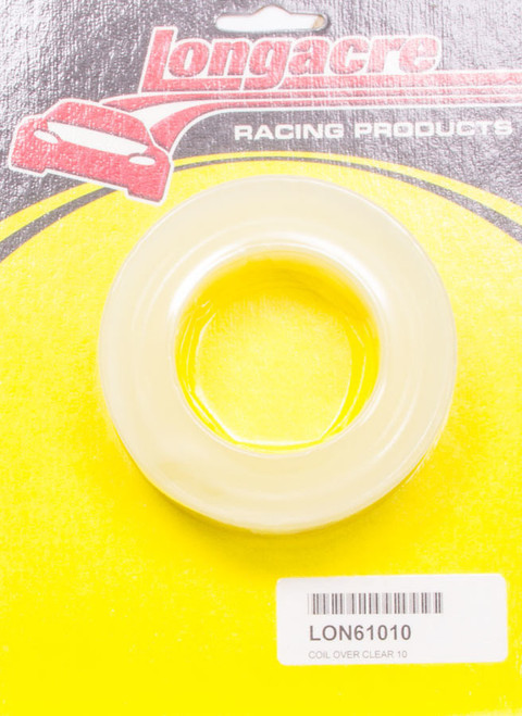 Spring Rubber - 10 Durometer - Medium / Soft - 2.5 to 2.625 in Springs - 0.75 in Height - Polyurethane - Clear - Each