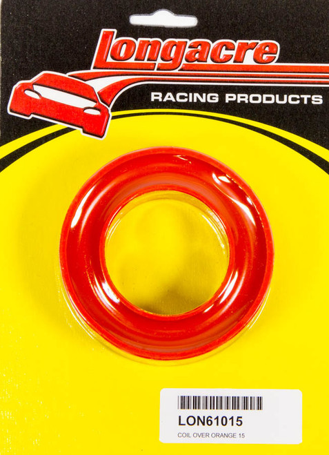 Spring Rubber - 15 Durometer - Medium - 2.5 to 2.625 in Springs - 0.75 in Height - Polyurethane - Orange - Each