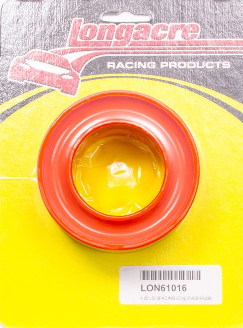 Spring Rubber - 15 Durometer - Soft - 2.5 to 2.625 in Springs - 1.25 in Height - Polyurethane - Orange - Each