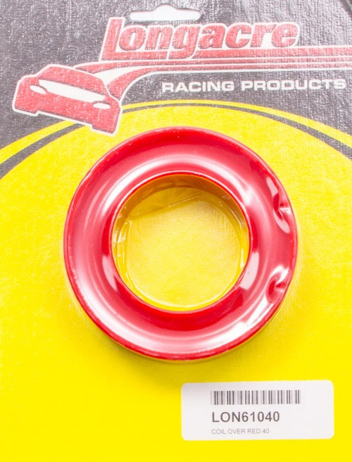 Spring Rubber - 40 Durometer - Medium - 2.5 to 2.625 in Springs - 0.75 in Height - Polyurethane - Red - Each