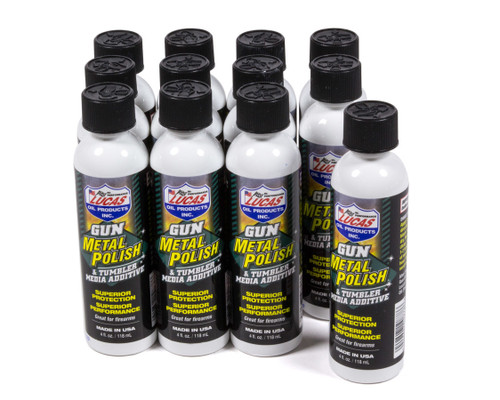 Metal Polish - Gun Metal Polish - 4 oz Bottle - Set of 12