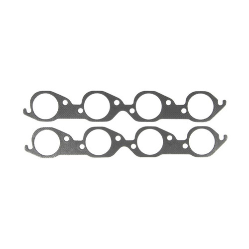 Exhaust Header / Manifold Gasket - 2.400 in XL Round Port - Steel Core Graphite - Big Block Chevy - Pair