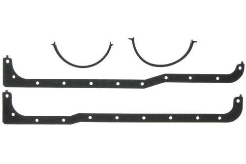 Oil Pan Gasket - 0.093 in Thick - Multi-Piece - Fiber - 351W - Small Block Ford - Kit