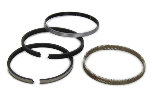 Piston Rings - Performance - 4.035 in Bore - File Fit - 1/16 x 1/16 x 3/16 in Thick - Standard Tension - Ductile Iron - Plasma Moly - 8-Cylinder - Kit