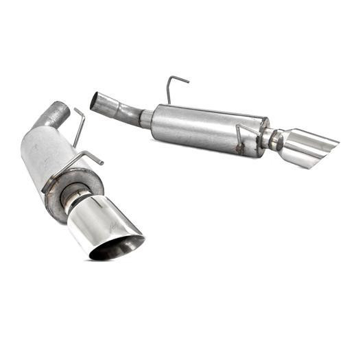 Exhaust System - Installer Series - Axle-Back - 2.5 in Diameter - Stainless Tip - Steel - Aluminized - Ford Modular - Ford Mustang 2005-10 - Kit