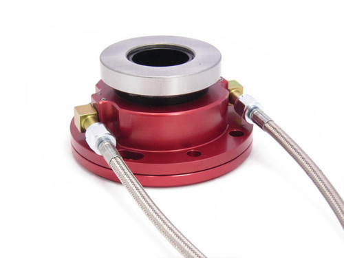 Throwout Bearing - 1300 Series - Hydraulic - Bolt-On - Braided Stainless Lines - Diaphragm Pressure Plate - Borg Warner T-10 / Super T-10 - Each