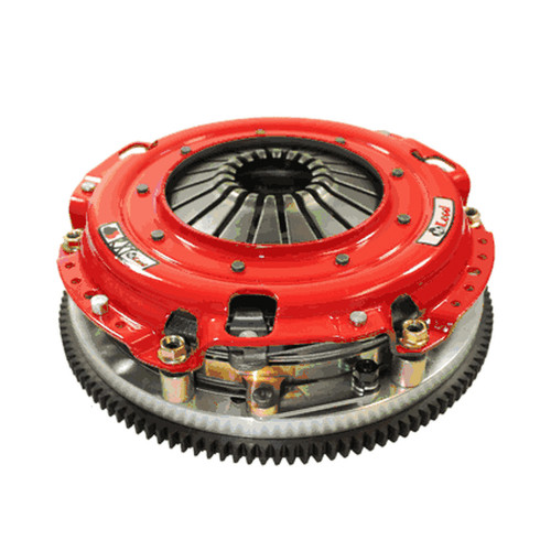 Clutch Kit - RST - Dual Disc - 9.687 in Diameter - 1-1/16 in x 10 Spline - Rigid Hub - Aluminum Flywheel - Organic - Ford Mustang 1996-2010 - Kit