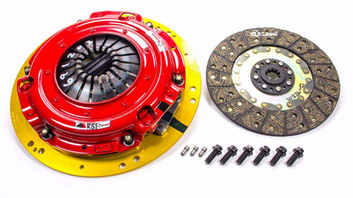 Clutch Kit - RST - Dual Disc - 9.687 in Diameter - 1-1/16 in x 10 Spline - Rigid Hub - Organic - Ford Modular - Kit