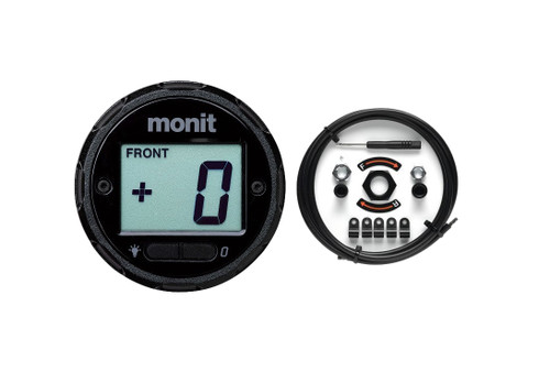 Brake Bias Adjuster - Digital - Remote - Bolt-On - 3/8-24 in / 7/16-20 in Thread - 59 in Cable - Knob Adjuster - Plastic - Black - Kit