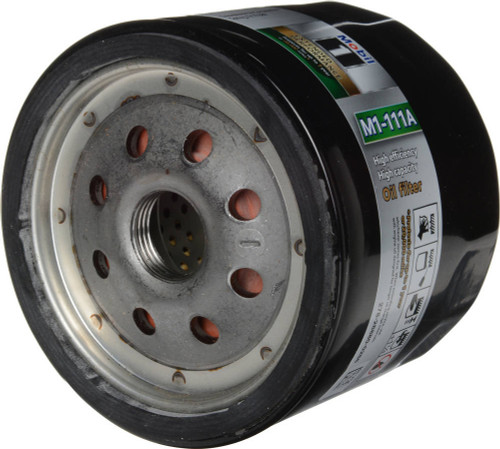 Oil Filter - Extended Performance - Canister - Screw-On - 3.08 in Tall - 13/16-16 in Thread - Steel - Black Paint - Various Applications - Each