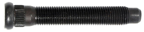 Wheel Stud - 7/16-20 in Thread - 2.875 in Long - 0.480 in Knurl - Steel - Black Oxide - Late GM Drum Brake - Set of 5