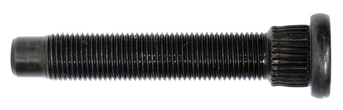 Wheel Stud - 1/2-20 in Thread - 3.000 in Long - 0.615 in Knurl - Steel - Black Oxide - Various Applications - Set of 5