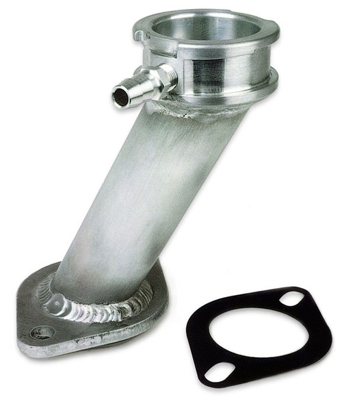 Water Neck - 45 Degree - 5-3/4 in Tall - Cap Style - Aluminum - Natural - Chevy V6 / V8 - Each