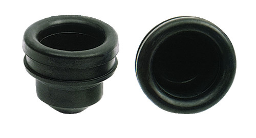 Breather Grommet - 1 in ID - 1.22 in OD - 1.245 in Thick - Rubber - Black - Pair