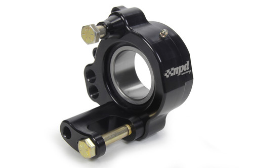 Birdcage - Passenger Side - 2.145 in ID Bearing - Single Bearing - Bearing / Bolts / Washers - Aluminum - Black Anodized - Midget - Each
