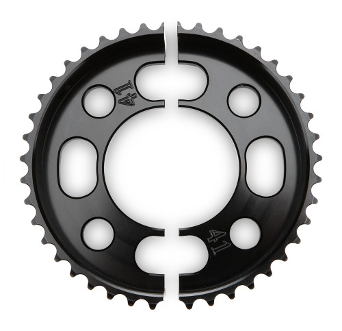 Axle Sprocket - 41 Tooth - 2.75 in Bolt Pattern - Aluminum - Black Anodized - Quarter Midget - Each