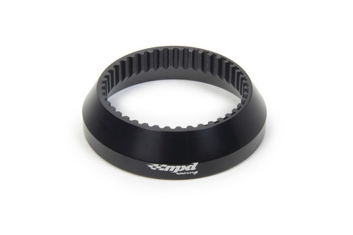 Tapered Spacer - 0.875 in Thick - Cone Spacer - Aluminum - Black Anodized - 42 Spline - Sprint Car - Each