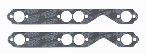 Exhaust Header / Manifold Gasket - Ultra-Seal - 1.630 in Round Port - Steel Core Laminate - Small Block Chevy - Pair