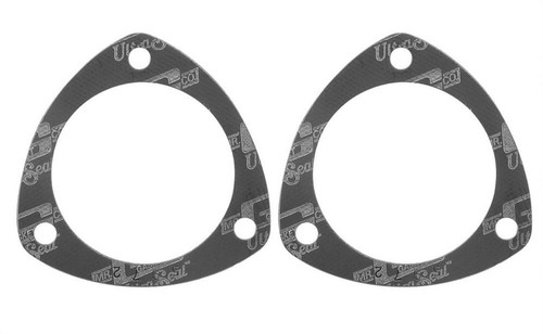 Collector Gasket - Ultra-Seal - 0.062 in Thick - 3.5 in Diameter - 3-Bolt - Steel Core Laminate - Pair