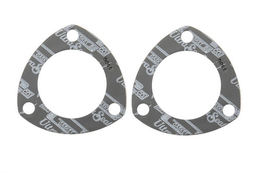 Collector Gasket - Ultra-Seal - 0.062 in Thick - 2.5 in Diameter - 3-Bolt - Steel Core Laminate - Pair