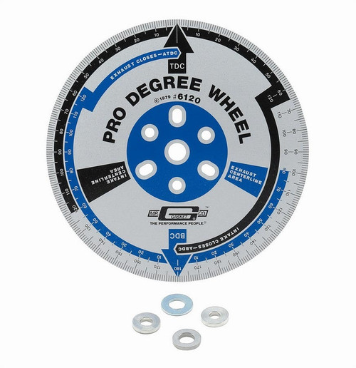 Degree Wheel - Pro - 11 in Diameter - Aluminum - Silver Anodized - Each