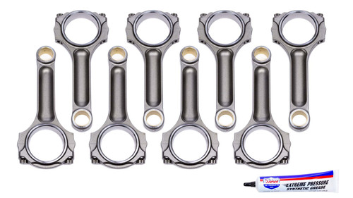 Connecting Rod - Speedway Series - I Beam - 6.000 in Long - Bushed - 7/16 in Cap Screws - ARPL19 Bolt - Forged - Steel - Small Block Chevy - Set of 8 Connecting Rod - Speedway Series - I Beam - 6.000 in Long - Bushed - 7/16 in Cap Screws - ARPL19 Bolt - Forged - Steel - Small Block Chevy - Set of 8