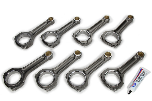 Connecting Rod - Big Block Max Plus Series - I Beam - 6.800 in Long - Bushed - 7/16 in Cap Screws - ARPL19 Bolt - Forged - Steel - Big Block Chevy - Set of 8