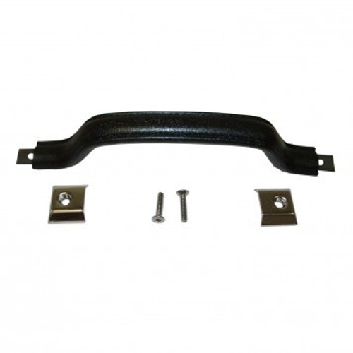 Door Pull - Steel Core - Hardware included - Plastic - Black - Jeep Wrangler YJ 1987-95 - Each Door Pull - Steel Core - Hardware included - Plastic - Black - Jeep Wrangler YJ 1987-95 - Each