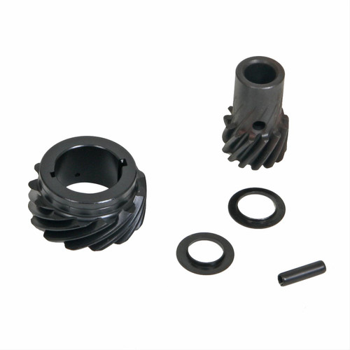Distributor Gear - 0.492 in Shaft - Iron - Black Oxide - AMC V8 - Jeep CJ / SJ 1972-91 - Kit