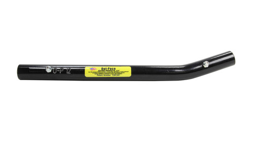 Suspension Tube - Bent - Greasable - 0.875 in OD - 12 in Long - 5/8-18 in Female Thread - Steel - Black Powder Coat - Each