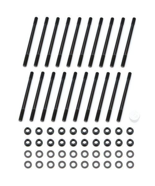 Cylinder Head Stud Kit - Patriot Series - 12 Point Nuts - Chromoly - Black Oxide - Ford Powerstroke - Kit