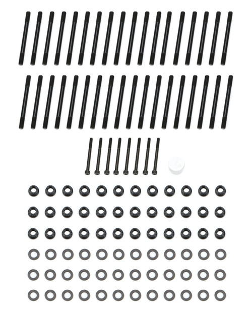 Cylinder Head Stud Kit - Patriot Series - 12 Point Nuts - Chromoly - Black Oxide - GM Duramax - Kit
