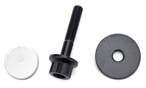 Harmonic Balancer Bolt - 7/16-20 in Thread - 2.475 in Long - 13/16 in 12 point Head - Steel - Black Oxide - Small Block Chevy - Each
