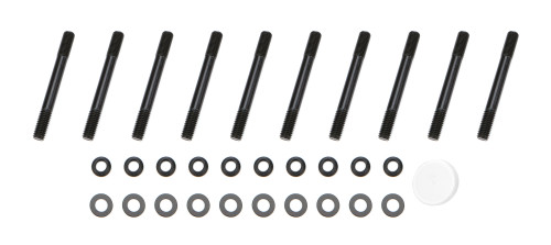 Main Stud Kit - Patriot Series - Hex Nuts - 2-Bolt Mains - Chromoly - Black Oxide - Small Journal - Small Block Chevy - Kit
