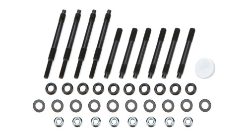 Main Stud Kit - Patriot Series - Hex Nuts - 2-Bolt Mains - Chromoly - Black Oxide - Big Block Chevy - Kit