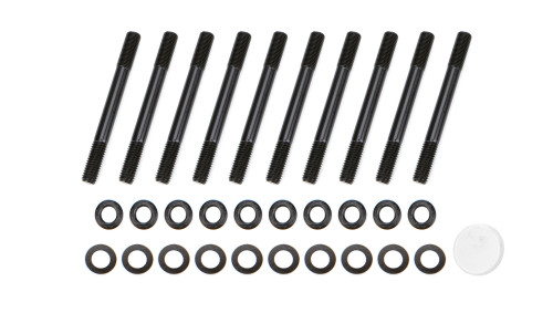 Main Stud Kit - Patriot Series - 12 Point Nuts - 2-Bolt Mains - Chromoly - Black Oxide - Big Block Ford - Kit