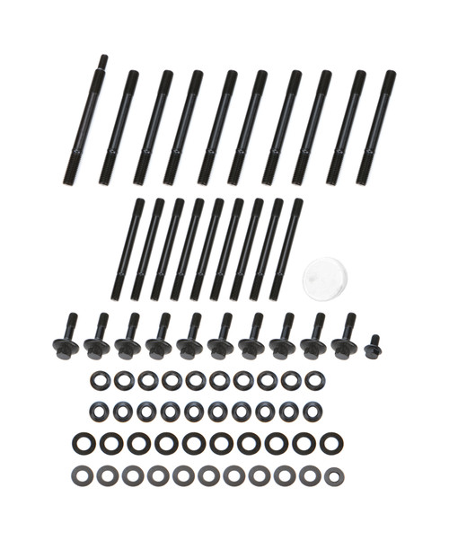 Main Stud Kit - Patriot Series - 12 Point Nuts - 2-Bolt Mains - Chromoly - Black Oxide - Ford Coyote - Kit