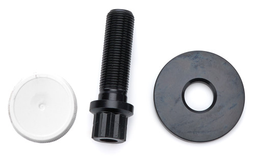 Harmonic Balancer Bolt - 5/8-18 in Thread - 2.050 in Long - 5/8 in 12 point Head - Steel - Black Oxide - Small Block Ford - Each