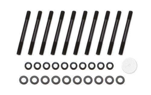 Cylinder Head Stud Kit - TorqueMaster - 12 Point Nuts - Steel - Black Oxide - Mitsubishi 4G63 - Kit