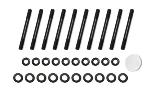 Main Stud Kit - Patriot Series - 12 Point Nuts - 2-Bolt Mains - Steel - Black Oxide - Mitsubishi 4G63 - Kit