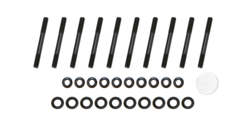 Main Stud Kit - Patriot Series - 12 Point Nuts - 2-Bolt Mains - Steel - Black Oxide - Nissan 4-Cylinder - Kit