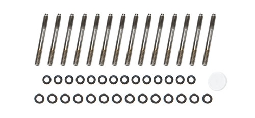 Cylinder Head Stud Kit - Custom Age - 12 Point Nuts - Steel - Black Oxide - Toyota JZ-Series - Kit